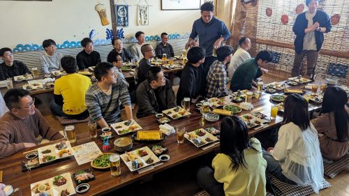 新卒入社の歓迎会